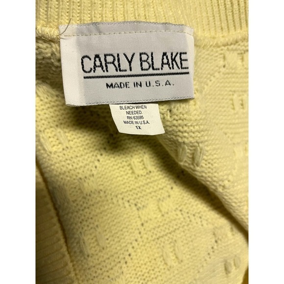 Carly Blake Yellow Sleeveless Cardigan - Picture 4 of 5